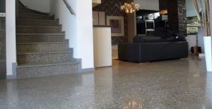 Polished Concrete Basement Floor