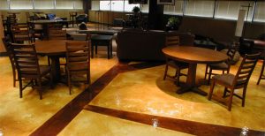 Stained Polished Concrete