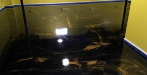metallic epoxy floor